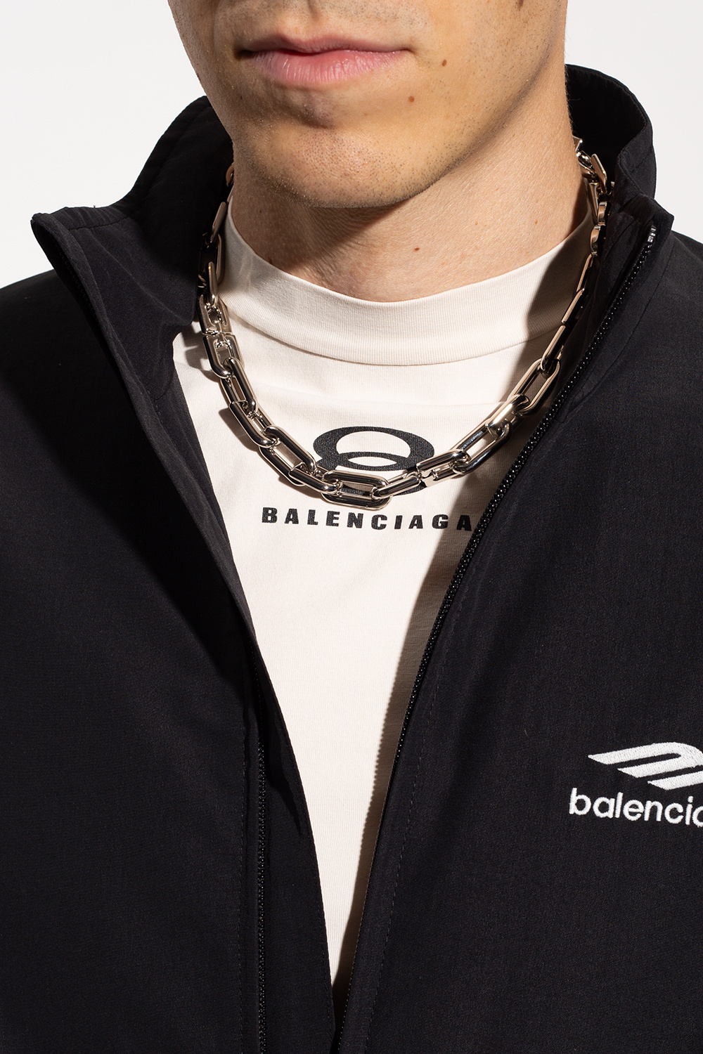 Balenciaga zipper discount necklace